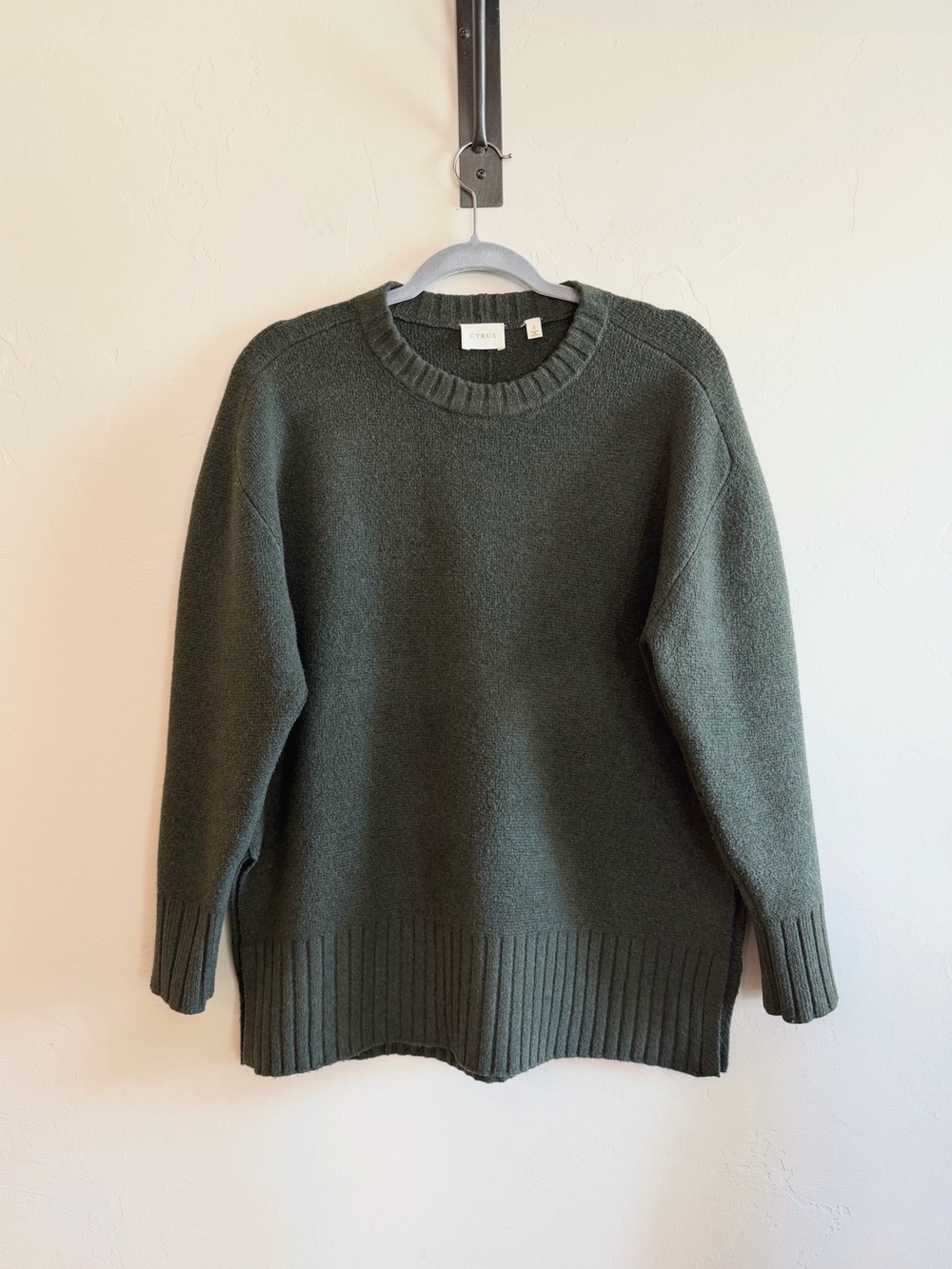 Cyrus Oversized Split Hem Sweater